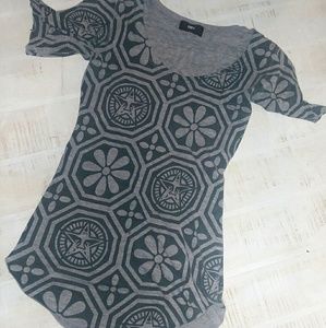 Obey quarter sleeve  t-shirt  (Womens Medium)